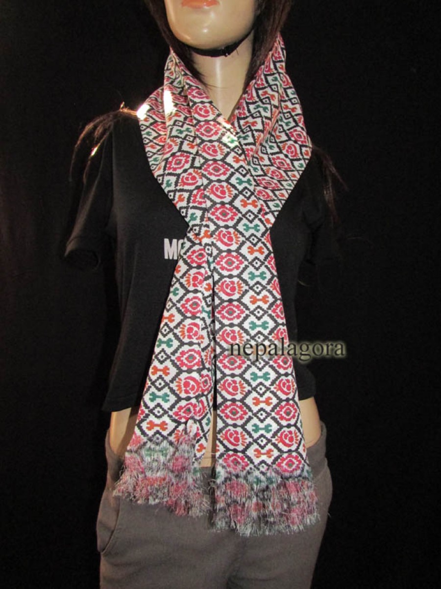 Buddhist Cotton Offering Scarf Khada Khata - Sc01