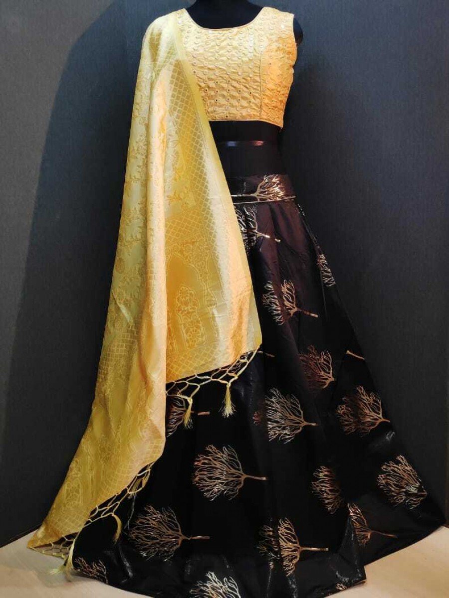 Ethnic Bollywood Traditional Dress Banarasi lehenga -L55A