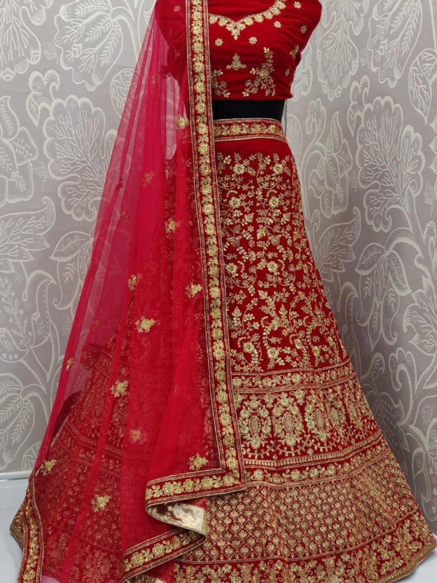 Ethnic Lakhanavi Designer wedding Lehenga -L70B