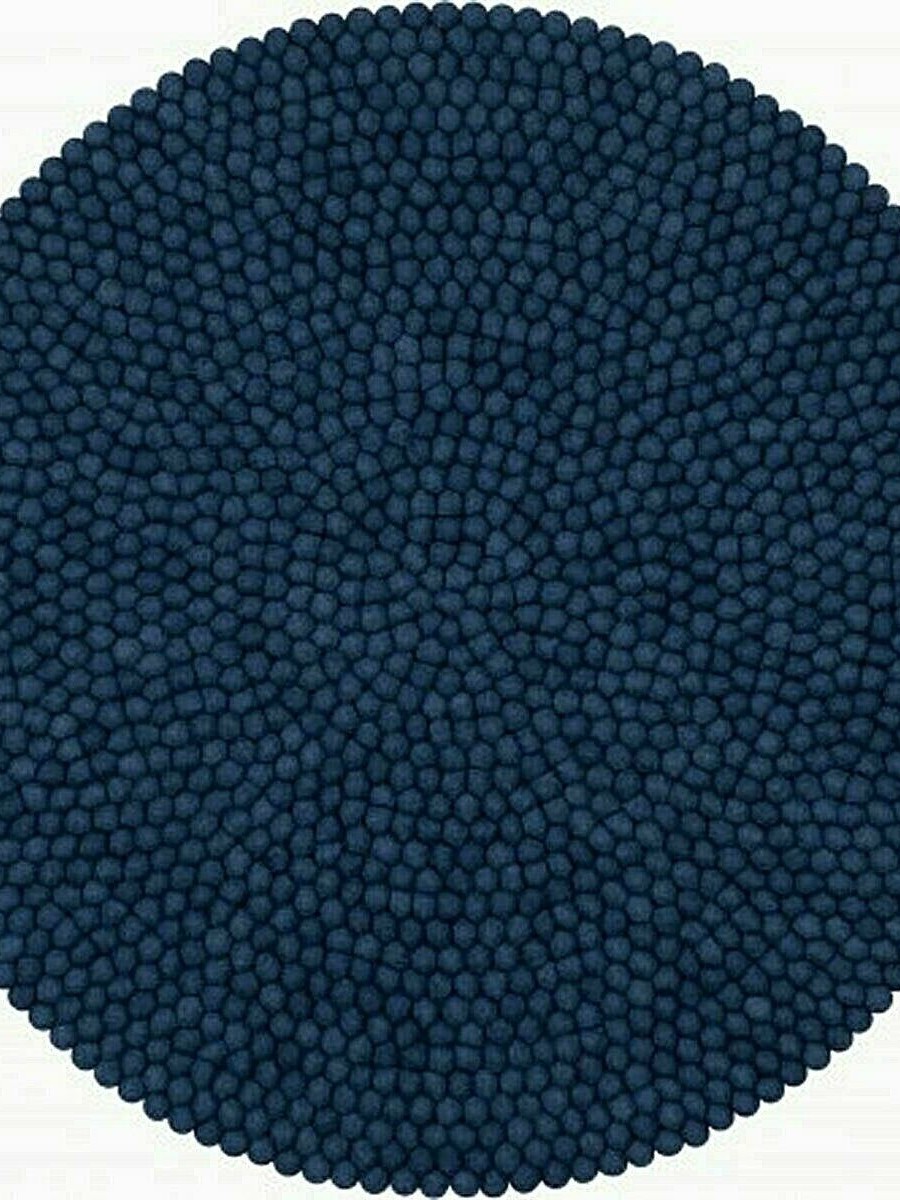 F147 Felt ball pom pom Round Area rug carpet Mat decoration Nepal