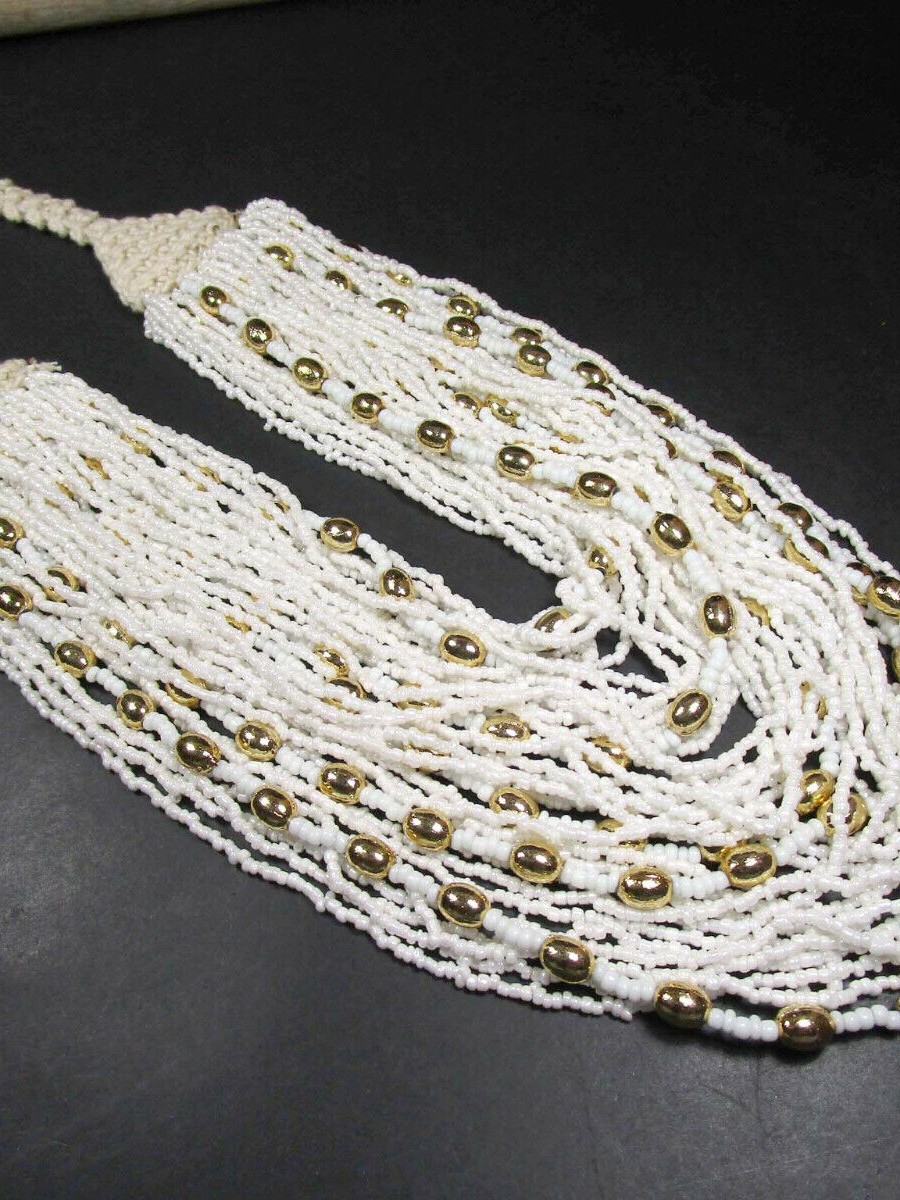 hand Crochet Naga Tibetan multi strand Gypsy tribal fashion gift Necklace - N6017