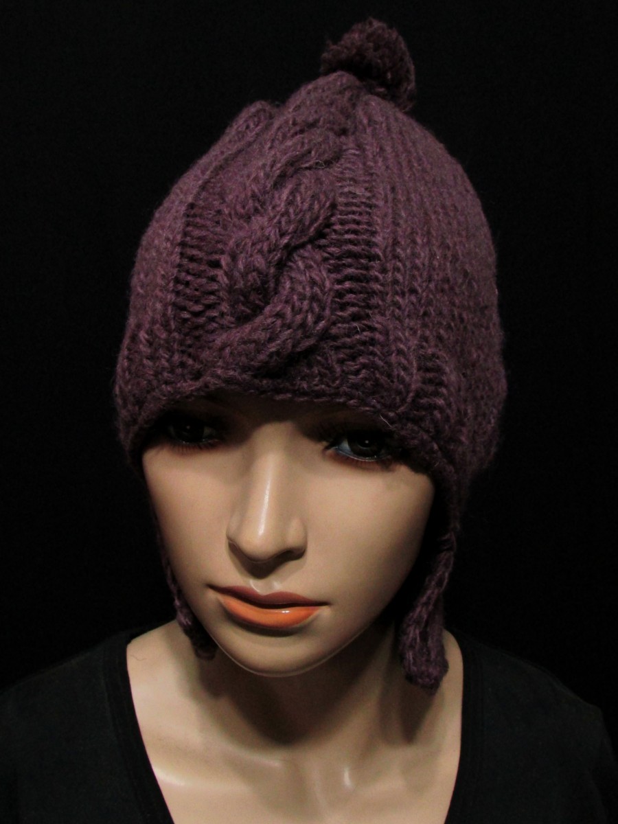 Hand knitted Woolen Hat Cap - C453