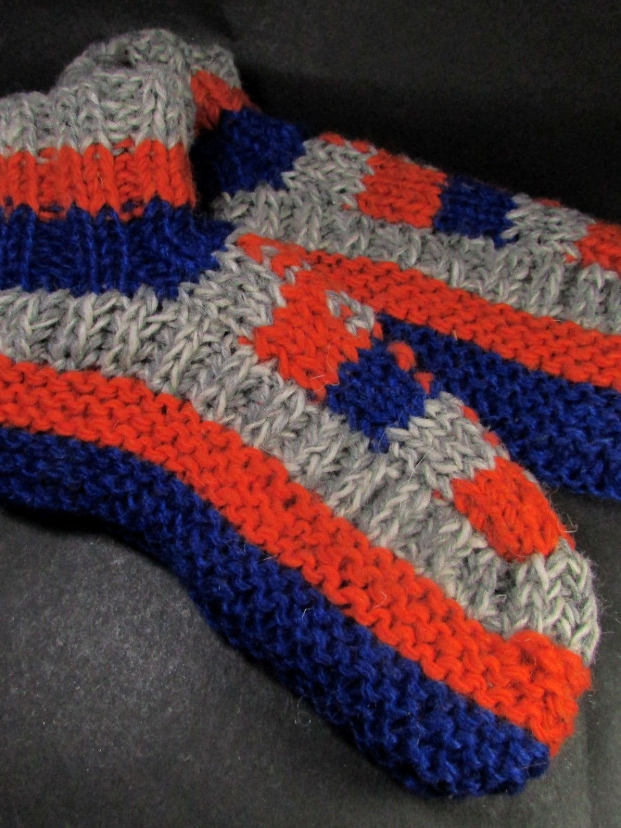 Handknitted Wool Lined Socks - So40