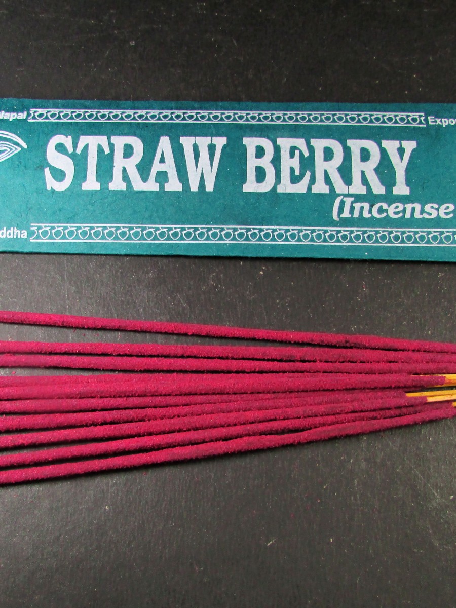 Straw Berry Aroma Incense Sticks Nepal - IN34