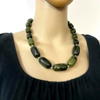 Ethnic Gypsy Tribal Resin Beads Handmade Fashion Necklace Women Jewelry
