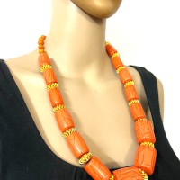 Ethnic Resin Tibetan Boho Gypsy Fashion Tribal Necklace India Jewelry