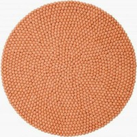 Felt ball pom pom 300 cm Round Area rug carpet Nursery room Decor Nepal