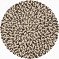 Felt ball Round Area rug wool carpet Mat Kid Playmat room Home Decor Nepal
