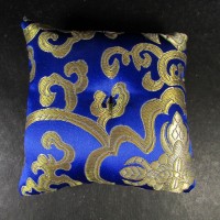 Handmade 4 inch brocade Buddhist square singing bowl cushion Pillow Nepal