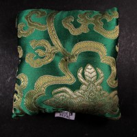 Handmade 4 inch brocade Buddhist square singing bowl cushion Pillow Nepal