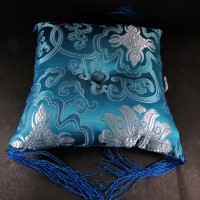 Handmade 7 inch silk brocade square singing bowl cushion Pillow Nepal