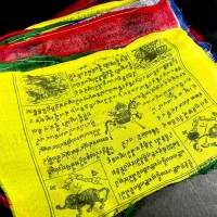 Peace set of 25 prayer flags 12"x8.5" length 7.6 m Buddha Chant Nepal Tibet
