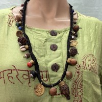 shaman sacred ritual jantra spiritual healers positive energy necklace Nepal