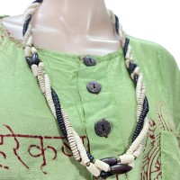 Tibetan Tribal FASHION Beads Multi Strand Bold statement NECKLACE Naga Nepal